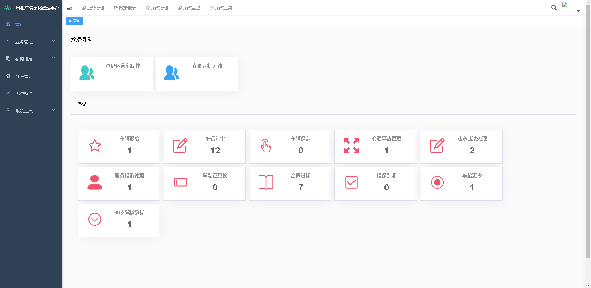 出租车企业管理
